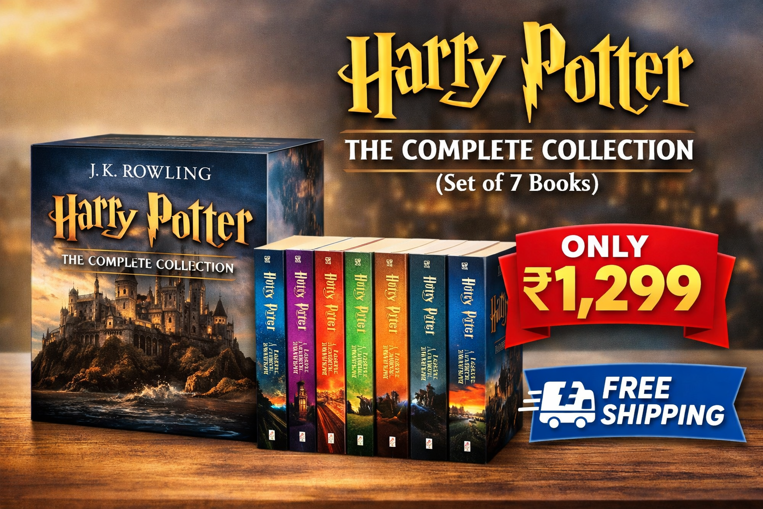 Harry Potter シリーズ 全7冊セット 🧙‍♂️ Harry Potter : THE COMPLETE COLLECTION (Set of 7 Books