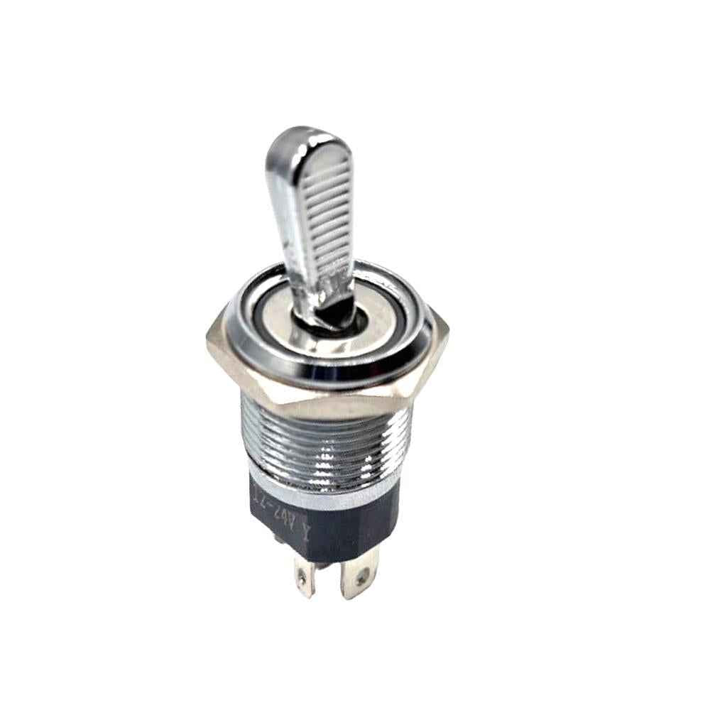 16mm 12-24V 3Pins Toggle Switch-Silver