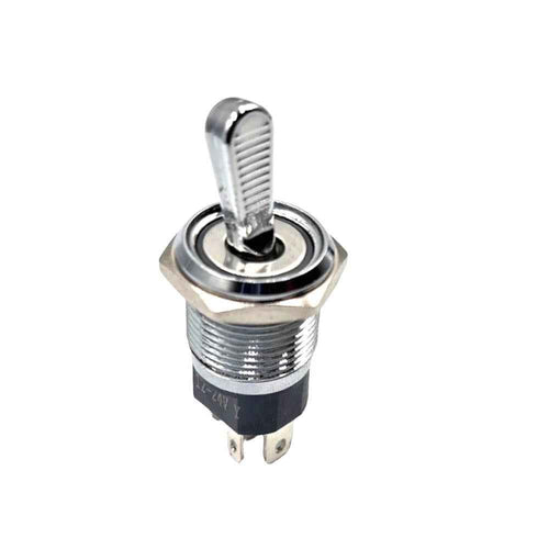16mm 12-24V 3Pins Toggle Switch-Silver