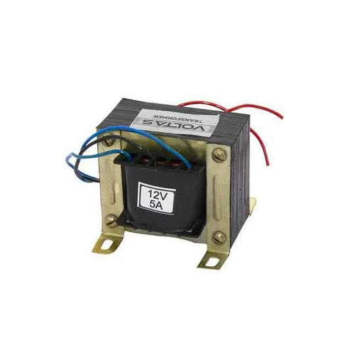 12V 5A Center Tapped Step Down Transformer 230V AC to 12-0-12V AC