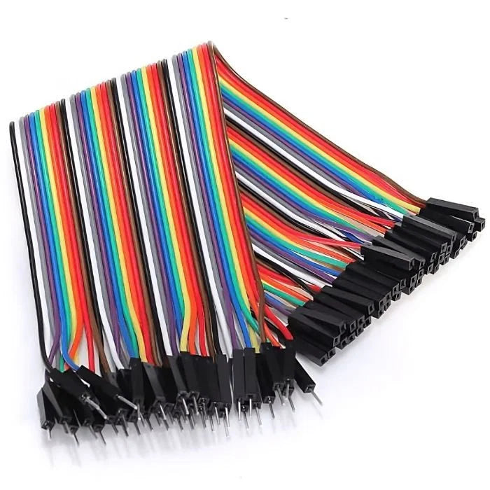 Male to Female Jumper Wires (20cm) 40pcs
