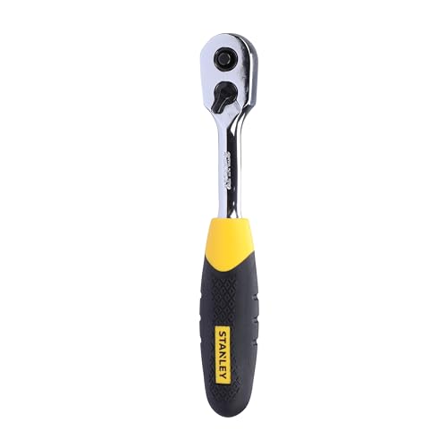STANLEY STMT81243 110-Piece High Quality Multi-Toolkit containing Pliers, Spanners, Drivers, Sockets, Bits, Wrenches & Ratchets for Home, DIY & Professional Use, 1 Year Warranty, Yellow & Black