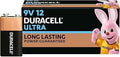 Duracell Ultra 9V Battery, Pack of 12, High-Drain Devices, Smoke Alarm, Radio, Smoke Detector