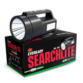 EVEREADY SEARCHLITE DL95, Rechargeable 4W Torch Cum 4W Emergency Sidelight, Type-C USB Fast Charging, Glow-in-THE-Dark Strip, Overcharge & Deep Discharge Protection