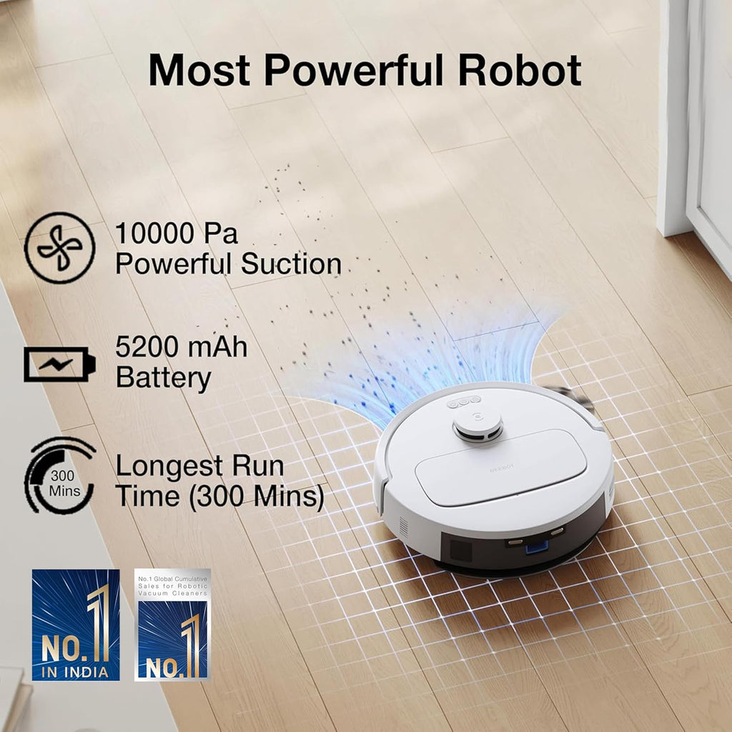 ECOVACS DEEBOT N30 White Robot