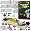 Quad Store Electronics Circuit Breadboard Kit | 25+ DIY STEM Projects With Learning Book | Build LED, Motor & Buzzer Circuits | Ideal Gift for Beginners & Students