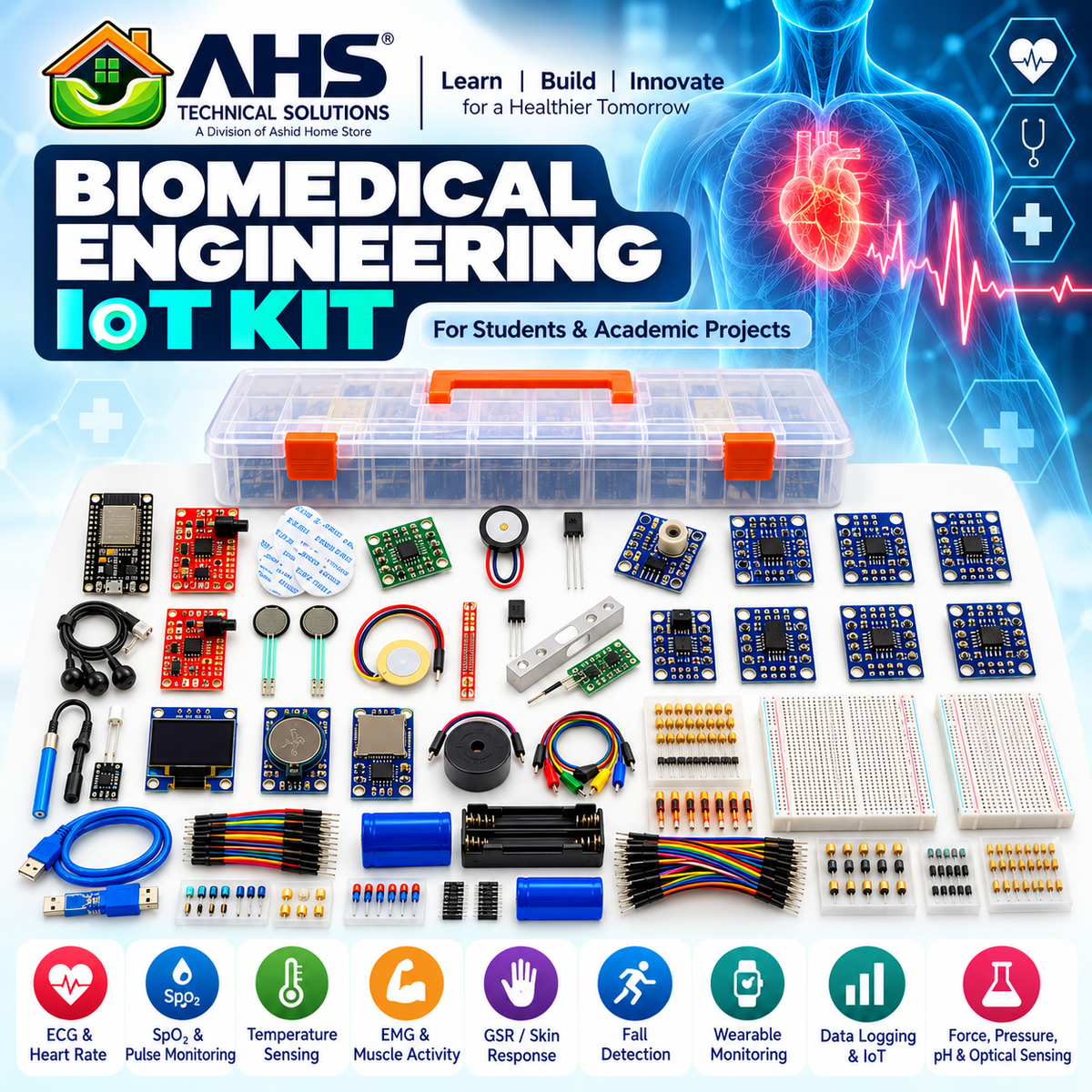 AHS Biomedical Engineering IoT Kit for Students