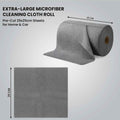 ShineXPro Microfiber Cleaning Cloth Roll, 20Pcs, 4000 Times Washable - 10X Cheaper Than Paper Kitchen Towel Roll - Ultra Absorbent Lint Free Microfiber Cleaning Cloth for Kitchen - Tearable, Reusable