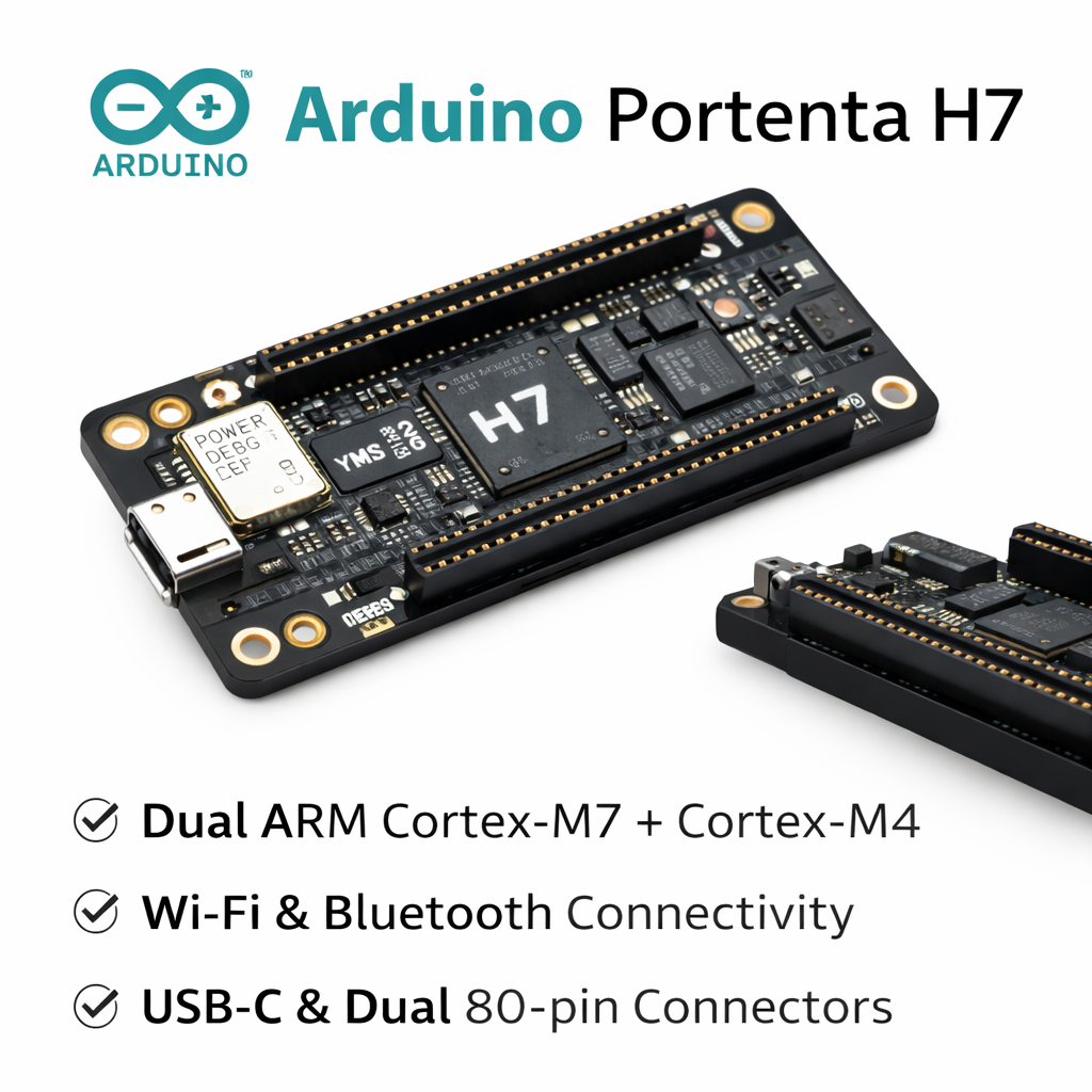 Arduino Portenta H7 Development Board – Dual-Core AI & IoT Platform