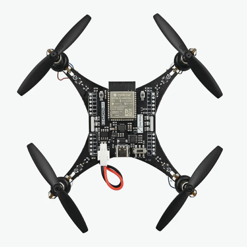 LiteWing - ESP32 based Programmable Drone Development Board with Battery for Makers, Developers and STEM Educators (Ready to Fly)