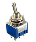 Mini Panel Mount DPDT Toggle Switch (Pack of 5)