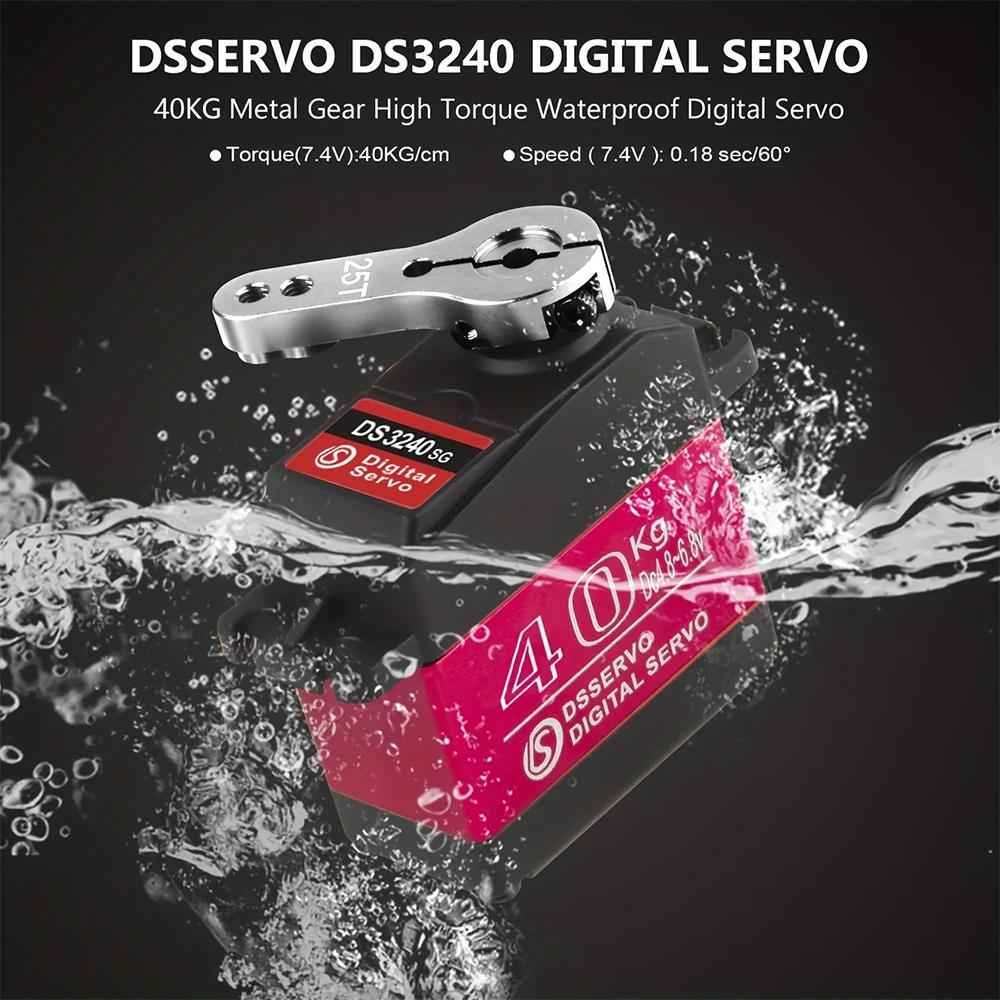 Servo 40KG DS3240MG 270Degree Metal Gear Digital Servo Motor Arduino High Torque