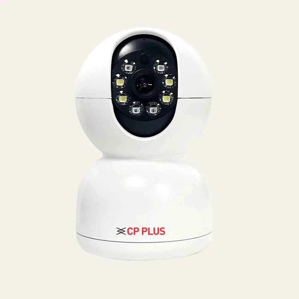 CP Plus EZ-P21 Full HD 2MP Smart Wi-fi CCTV Camera | 360° & Full HD Home Security | Full Color Night Vision | 2-Way Talk | Advanced Motion Tracking | SD Card Support (Upto 256GB) | IR Distance 20Mtr (EZ-P21).