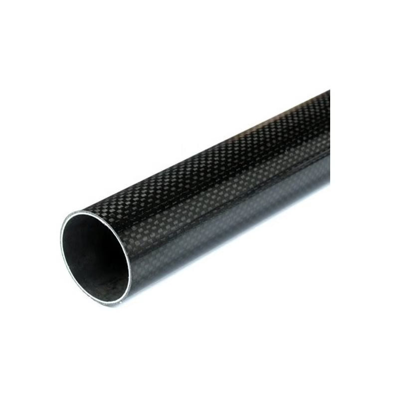 3K Roll-wrapped Carbon Fiber Tube (Hollow)16mm(OD)*12mm(ID)*500mm(L)