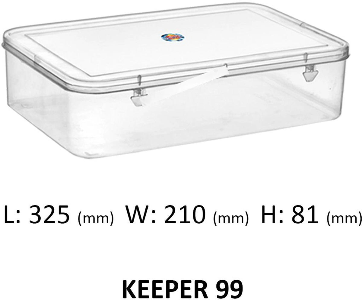 Keeper 99 Transparent LDPE Storage Box