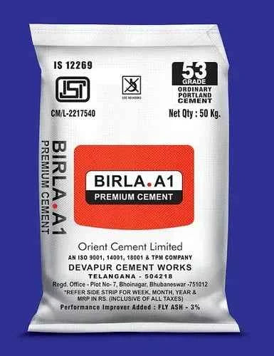 Birla-A1 OPC - 53Grade (10 Bags x 50kg)