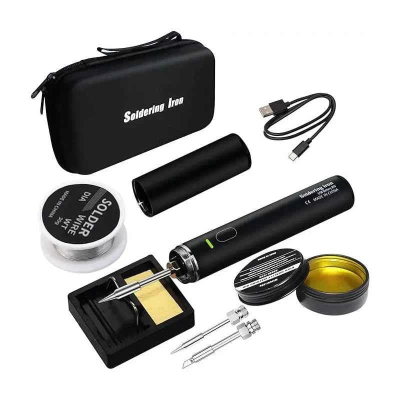 Cordless Soldering Iron Kit, Precise Temperature Control