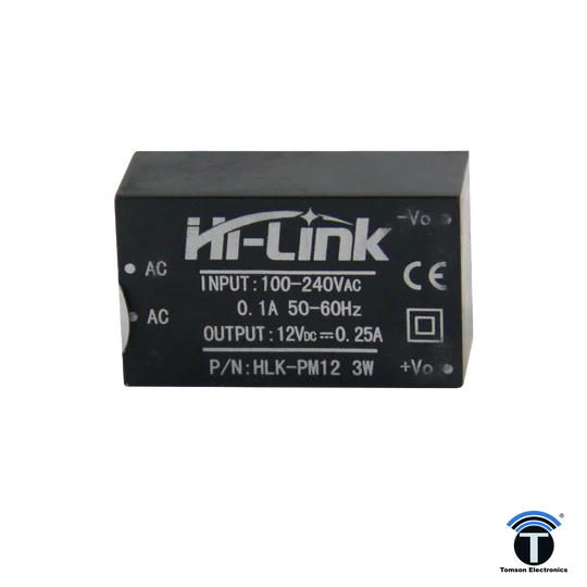 HLK-PM12 Ac 240V To Dc 12V 3W Step-Down Power Supply Module