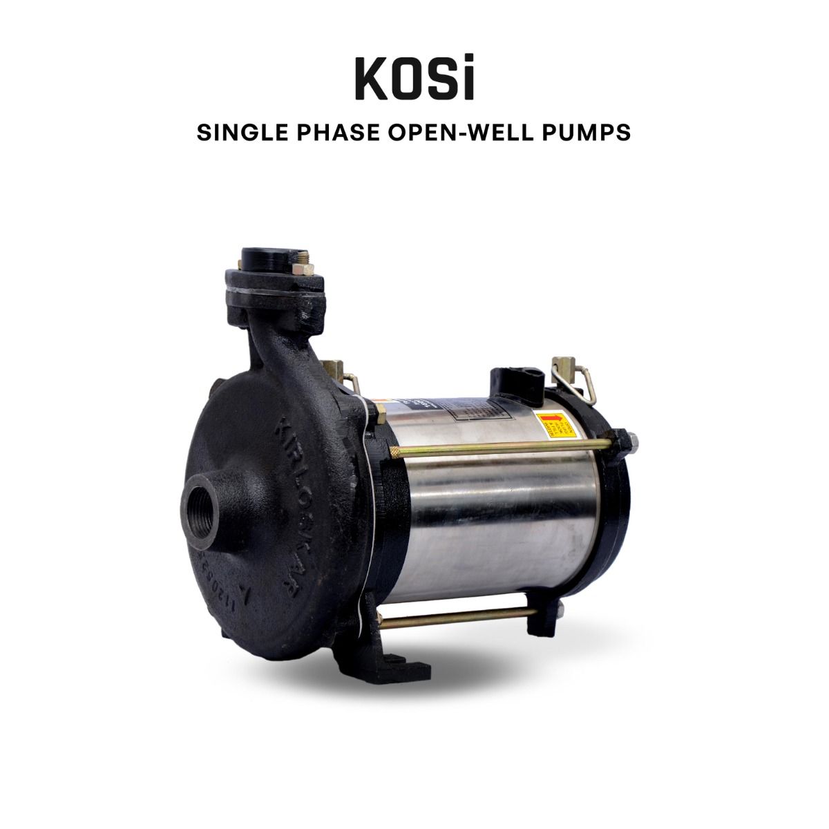 Openwell Submersible Pump, KOSi - 123, 1 HP, Single Phase, 210 Volts, Size 50mm X 40mm with Control Panel